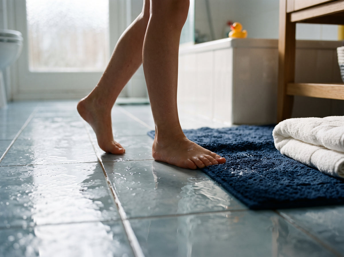El hongo se transmite en el baño de la casa