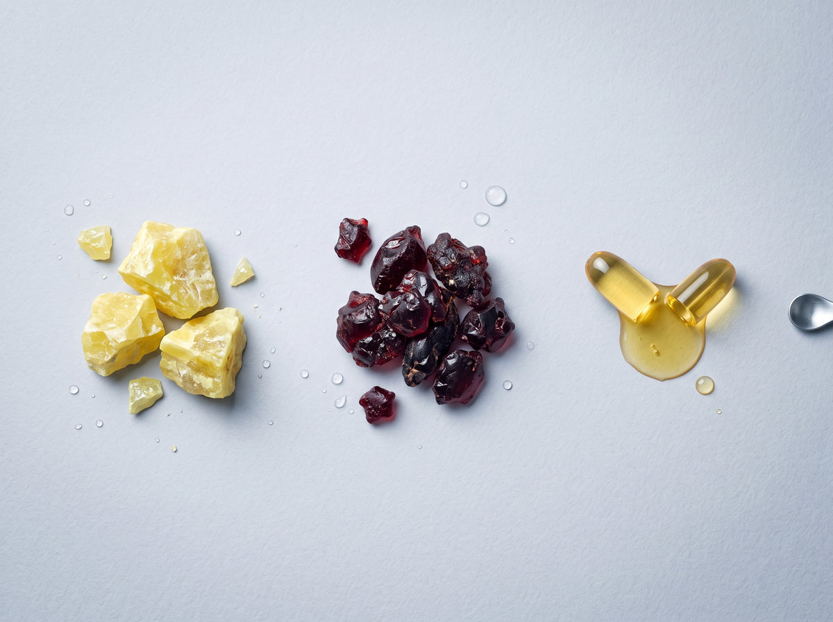 Azufre, sangre de drago y vitamina E