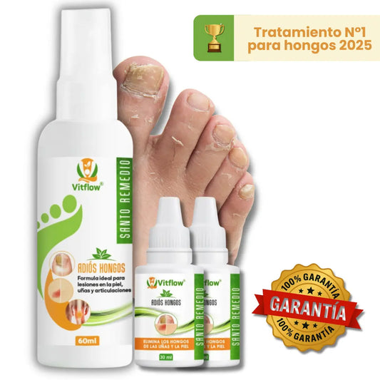 Adiós Hongo™ – Spray + Gotero Antifúngico
